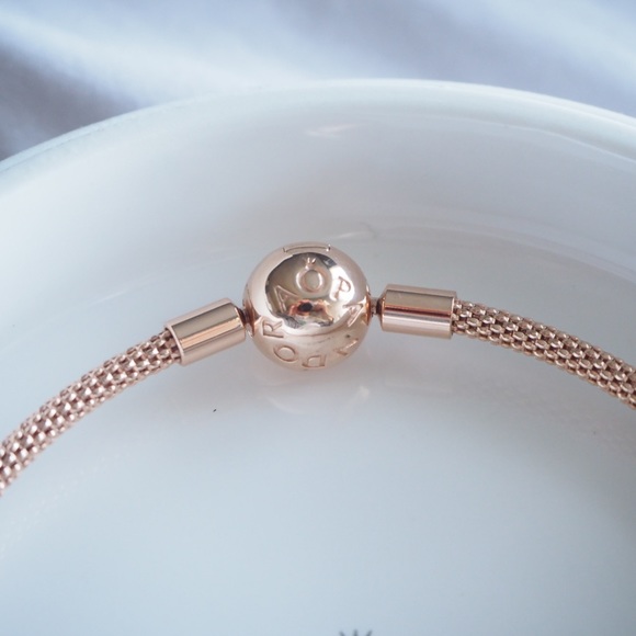 Pandora Moments Mesh Bracelet 586543-19 - Picture 2 of 4